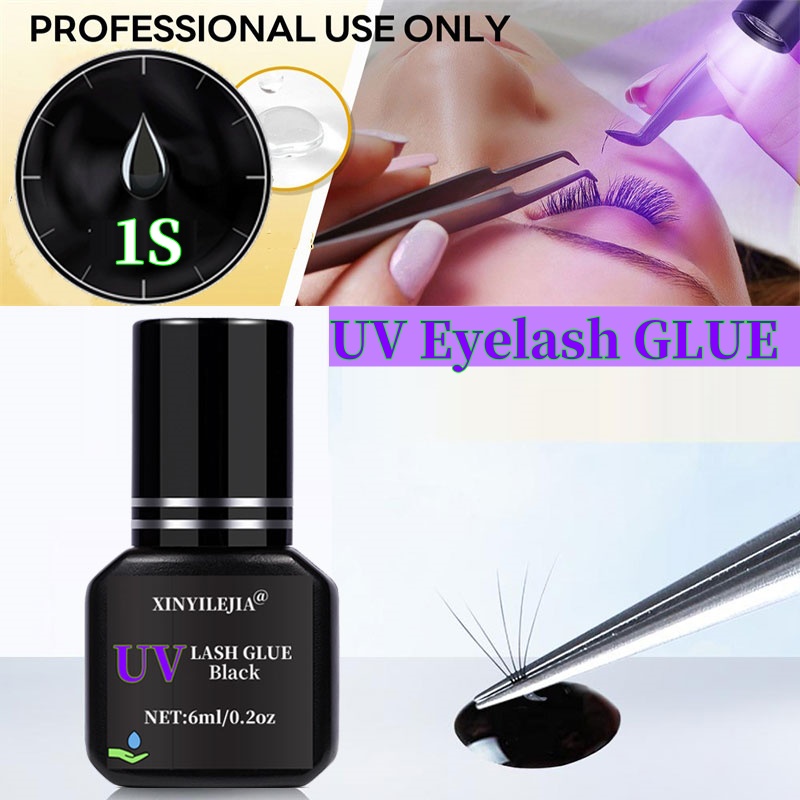 Eyelash Extension Uv - NEW UV Lashes Glue 6ml For