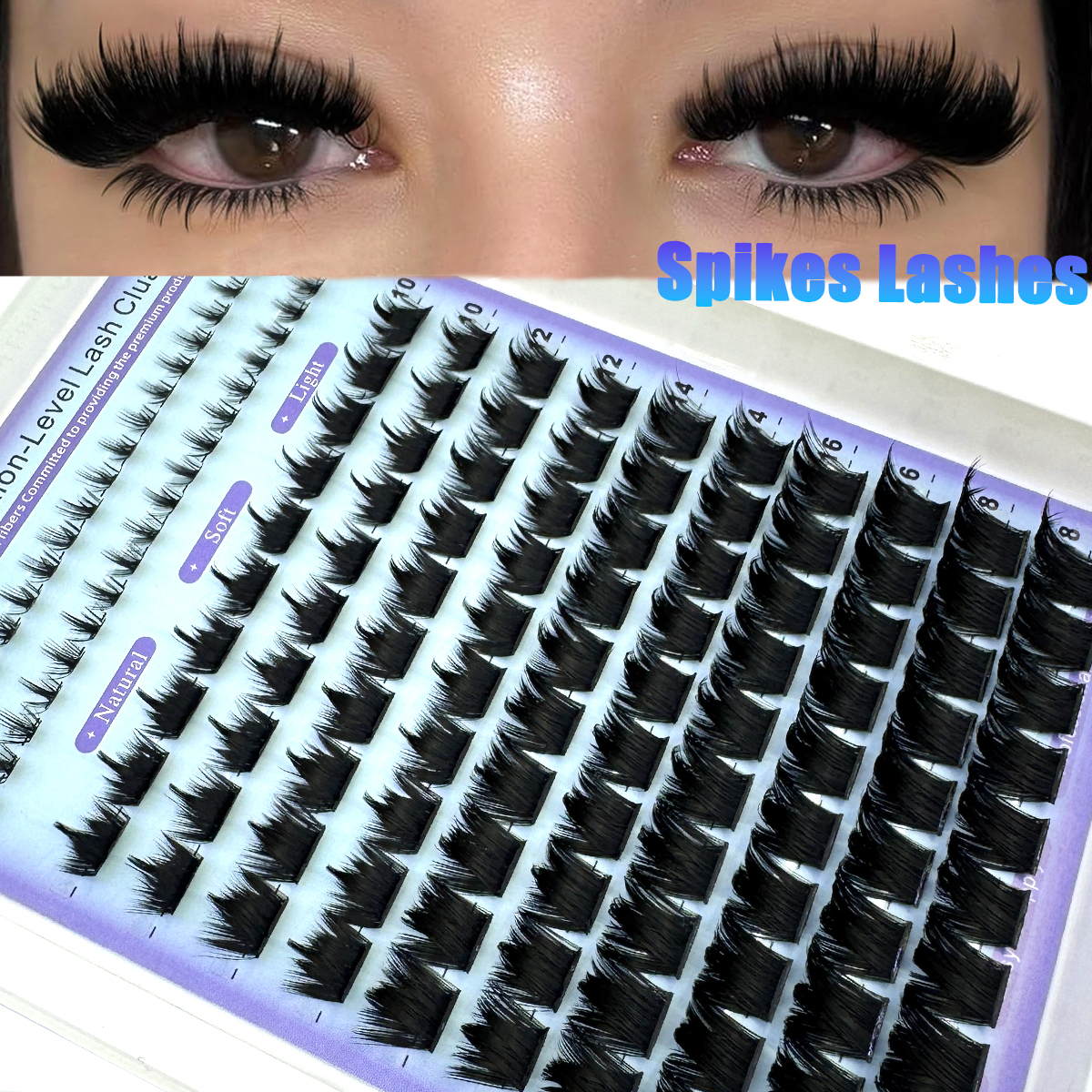 Wispy Lash Clusters with Spike - Eyelash Extension Model 리뷰 및 가격