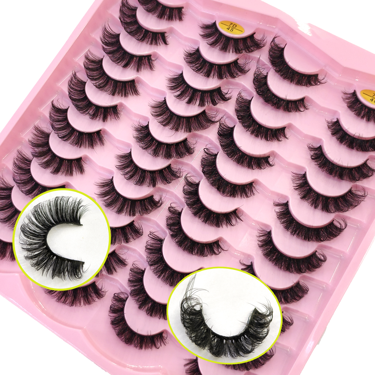 New 20 pairs natural long 3D m - Eyelash Extension Full Set 리뷰 및 가격