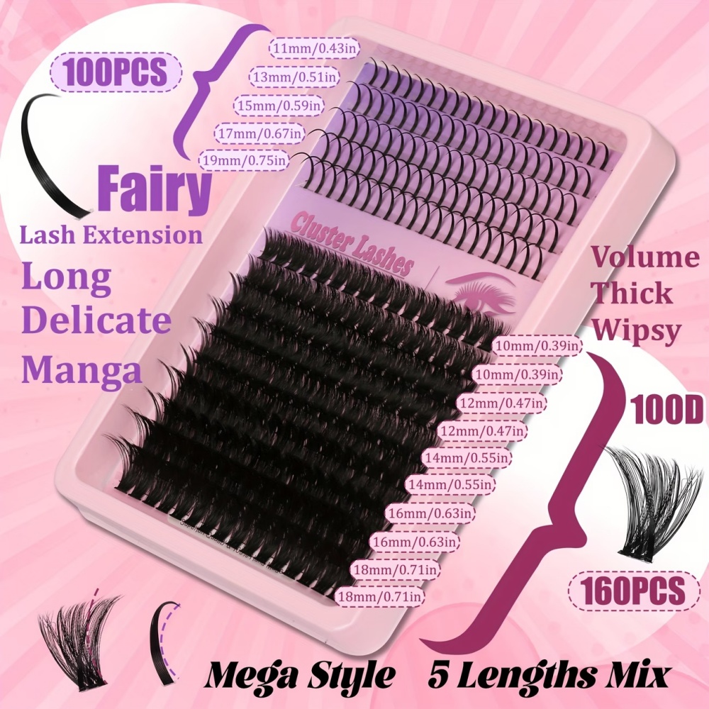 1 box of 100D Fairy Eyelash Cl - Eyelash Extension Model 리뷰 및 가격