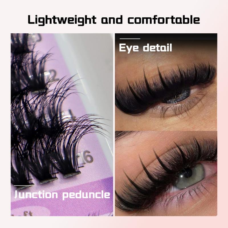 14 Rows Lash Clusters Spikes E - Eyelash Extensions 리뷰 및 가격