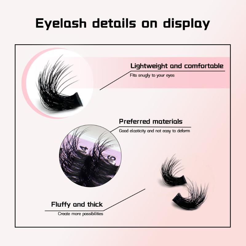 14 Rows Lash Clusters Spikes E - Eyelash Extensions 리뷰 및 가격
