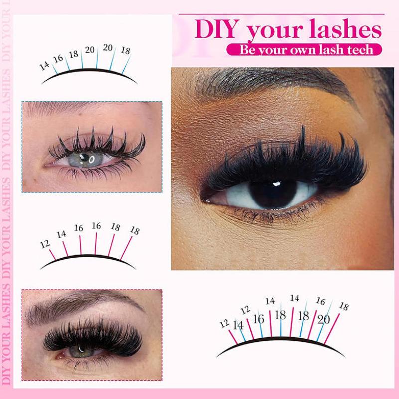 Volume Lash Clusters Mink Wisp - Eyelash Extensions 리뷰 및 가격