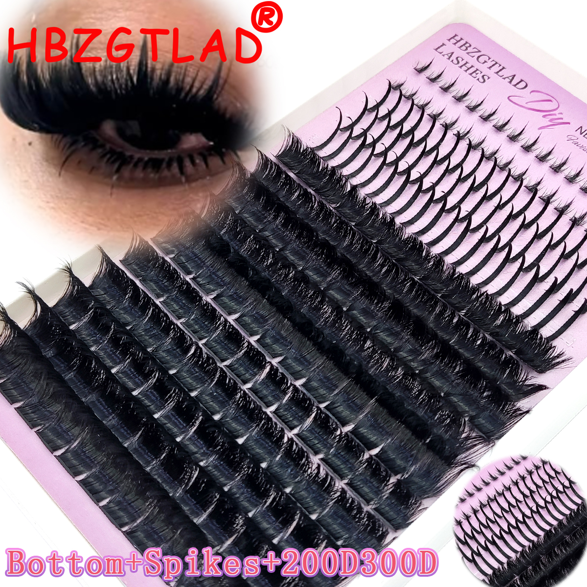 300D-60D Bottom&Spiky Lashes C - Eyelash Extension Model 리뷰 및 가격