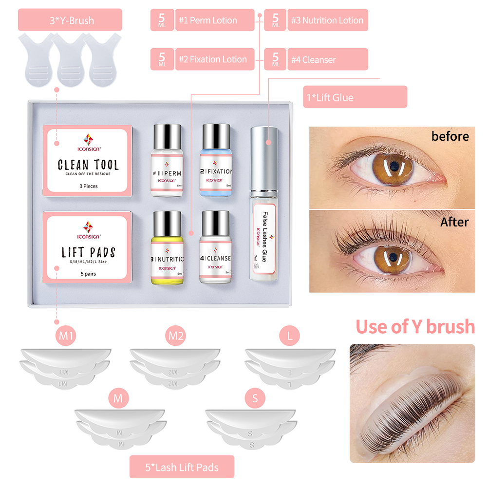ICONSIGN Lash Lift Kit Keratin - Eyelash Extension Full Set 리뷰 및 가격