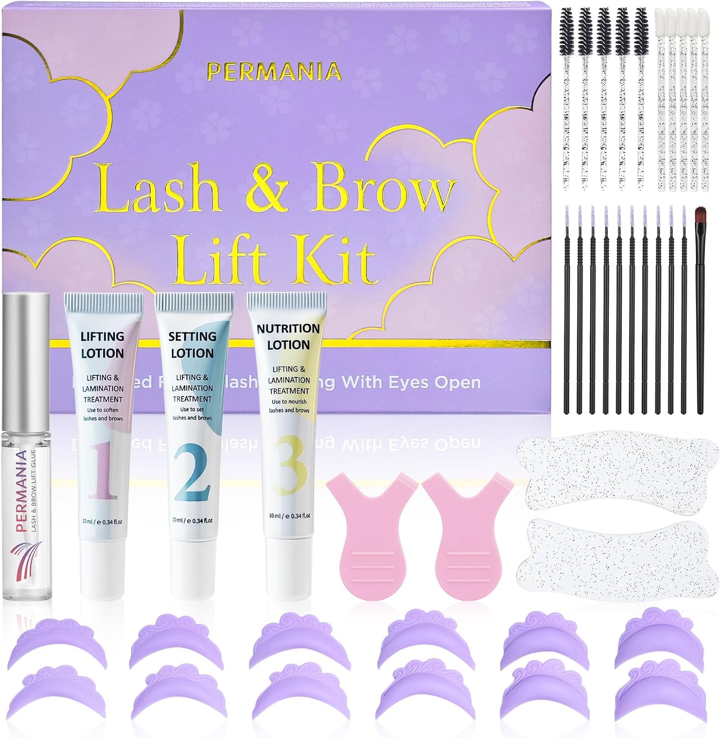 PERMANIA New Eyelash Lift Kit  - Eyelash Extension Full Set 리뷰 및 가격