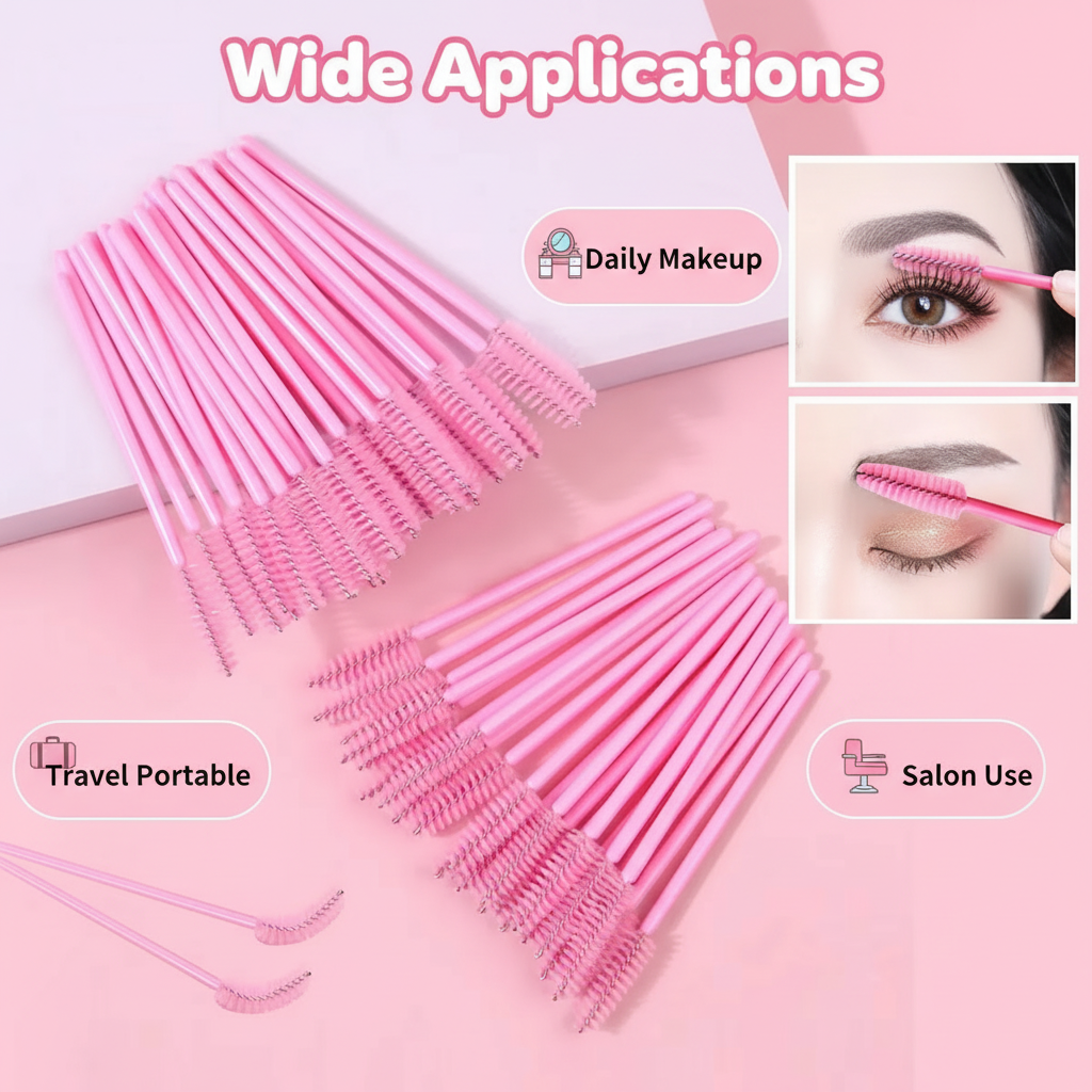 50pcs Disposable Eyelash Brush - Eyelash Extensions 리뷰 및 가격