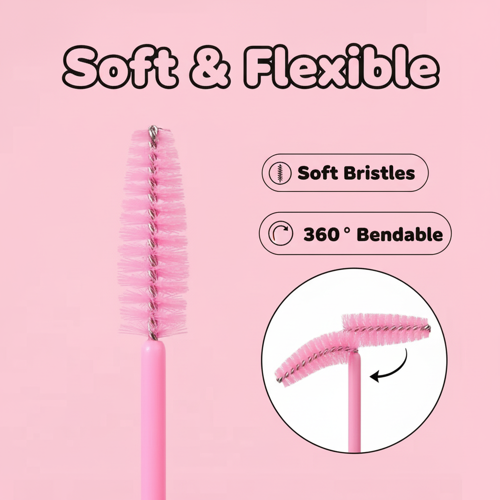 50pcs Disposable Eyelash Brush - Eyelash Extensions 리뷰 및 가격