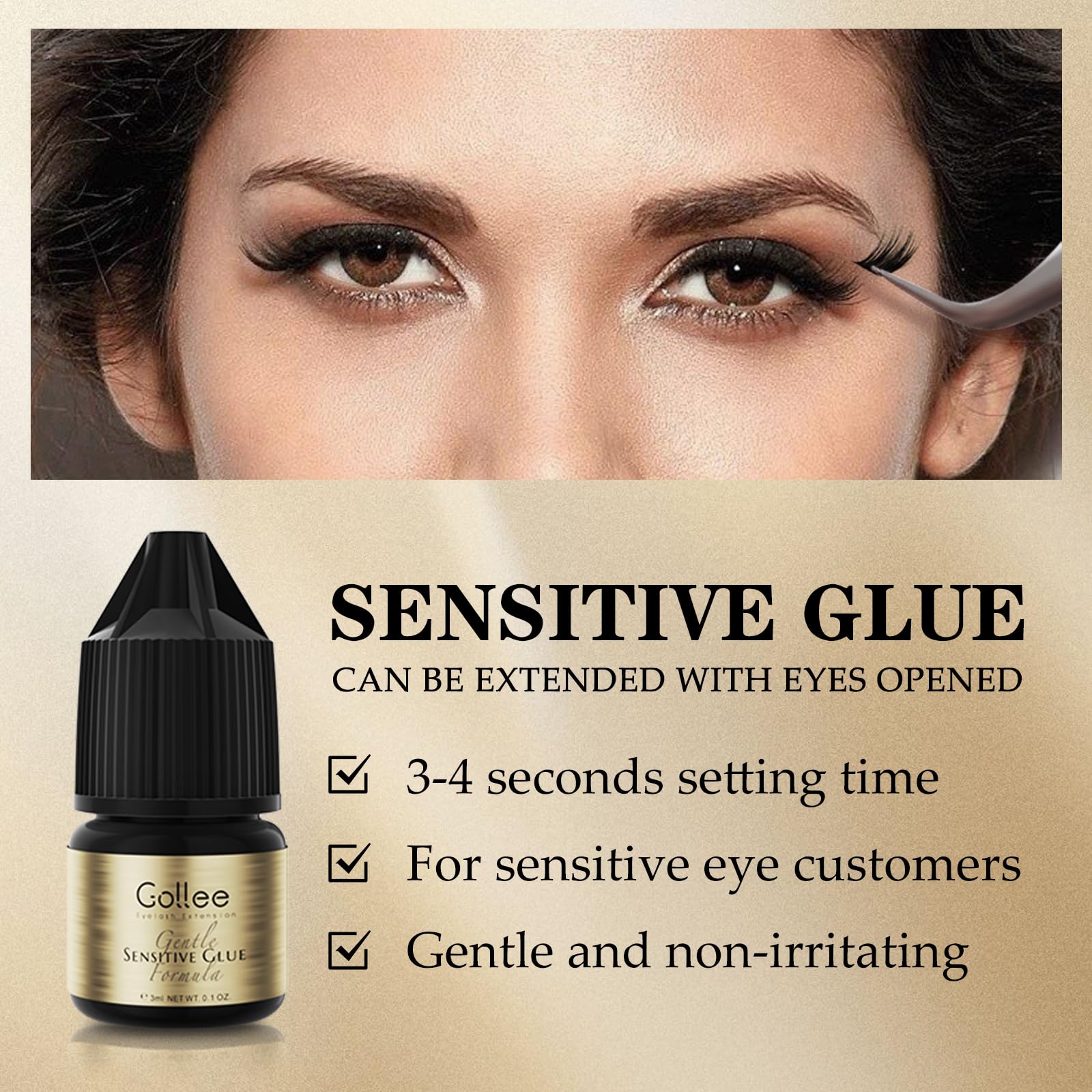 Gollee Eyelash Adhesive Cluste - Eyelash Extension Eye Irritation 리뷰 및 가격