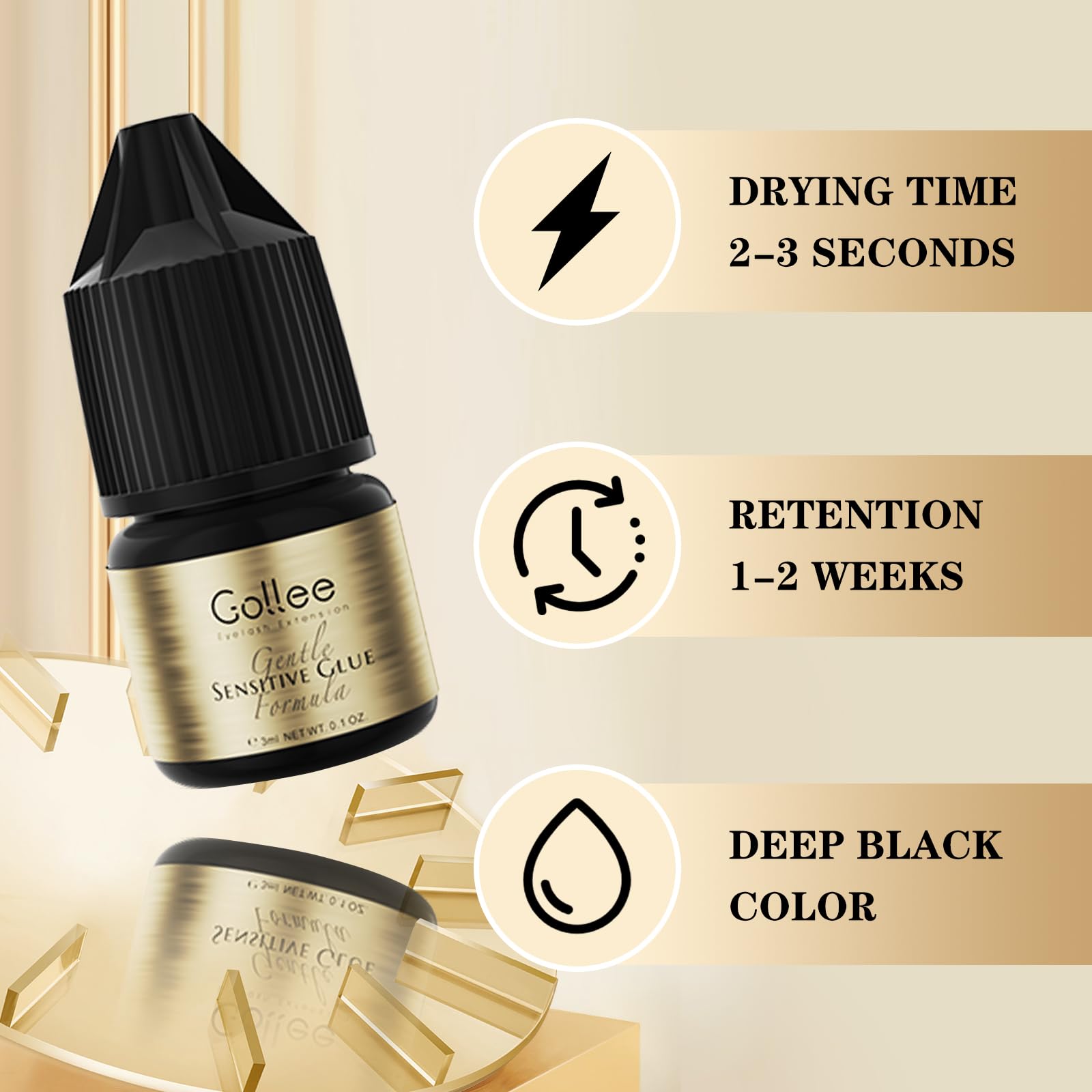 Gollee Eyelash Adhesive Cluste - Eyelash Extension Eye Irritation 리뷰 및 가격