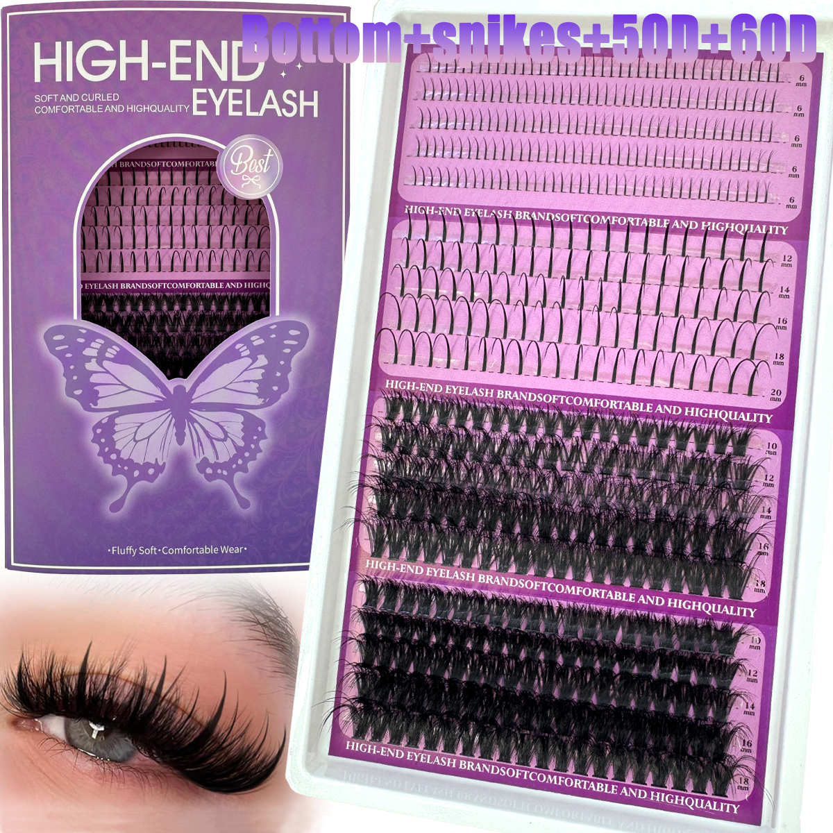 20Rows Lash Spikes Eyelash Clu - Eyelash Extension Model 리뷰 및 가격