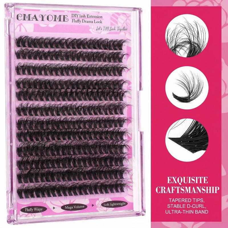 Wispy D Curl Cluster Lashes 14 - Eyelash Extensions 리뷰 및 가격
