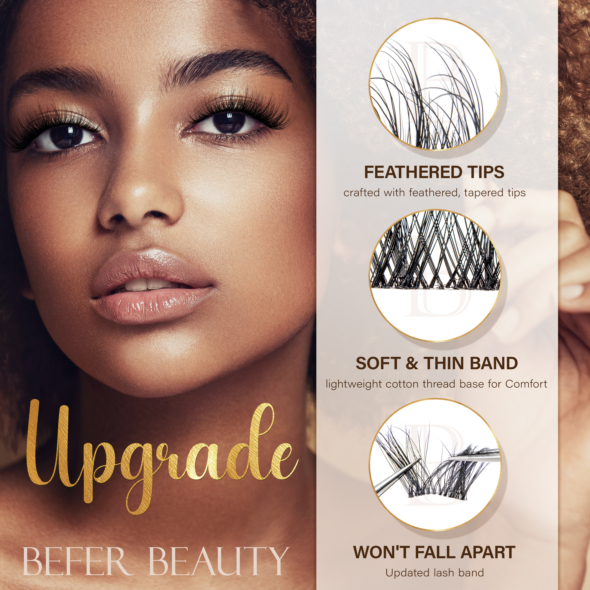 Befer Natural Lashes Clusters  - Eyelash Extensions 리뷰 및 가격