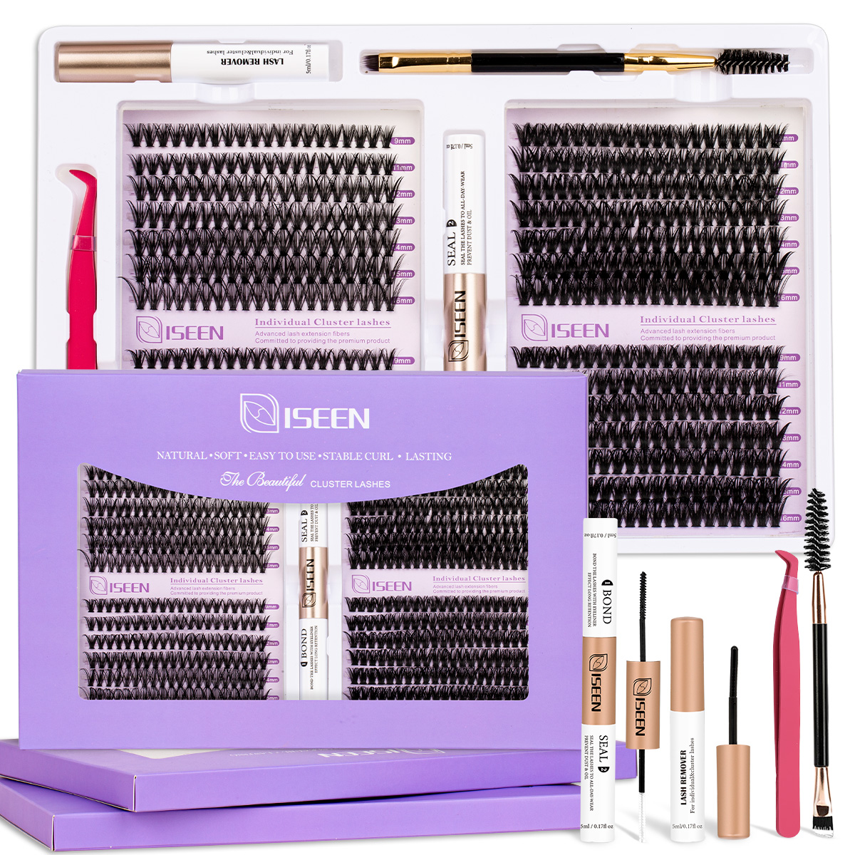 Eyelash Clusters Kit Soft Volu - Eyelash Extension Full Set 리뷰 및 가격