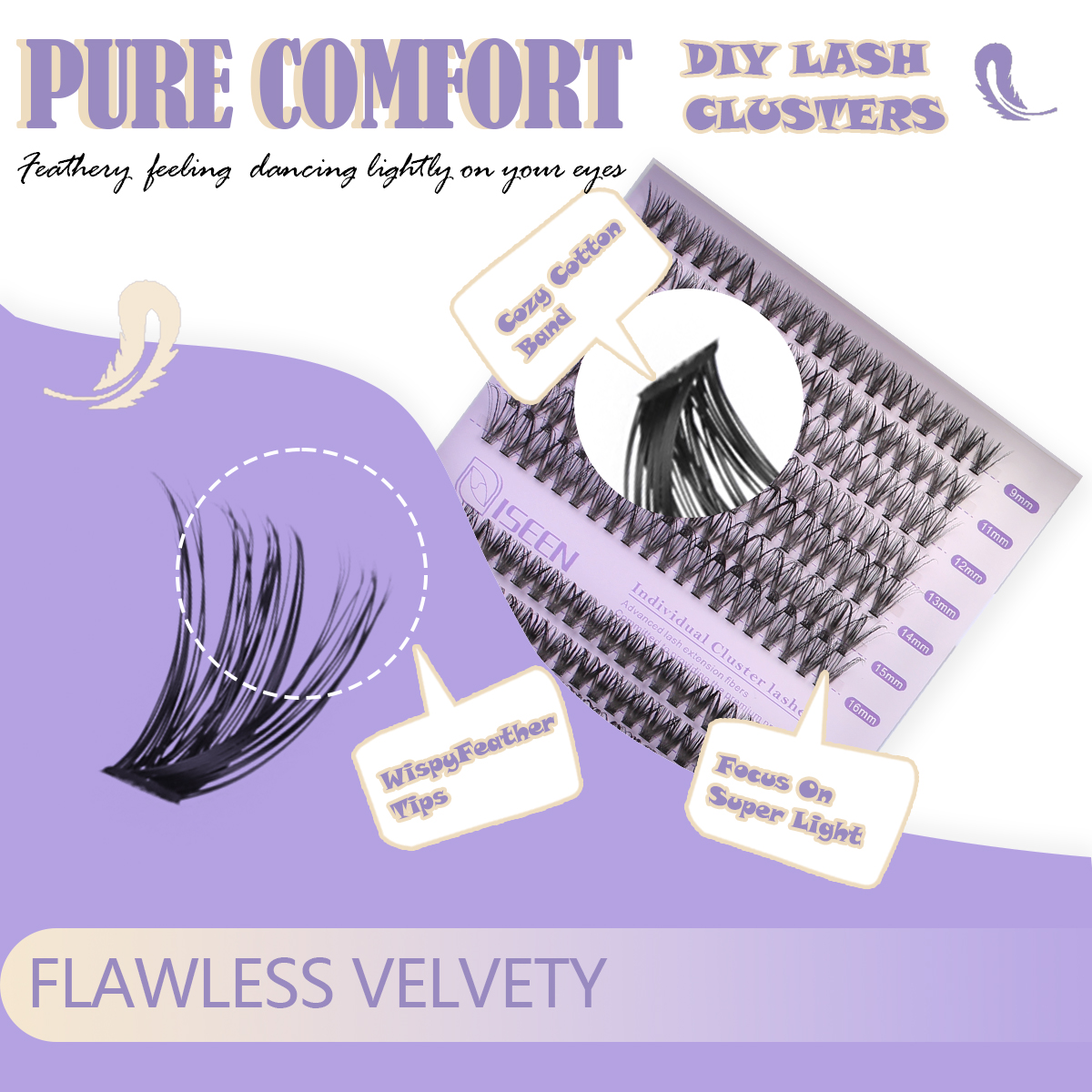 Eyelash Clusters Kit Soft Volu - Eyelash Extension Full Set 리뷰 및 가격
